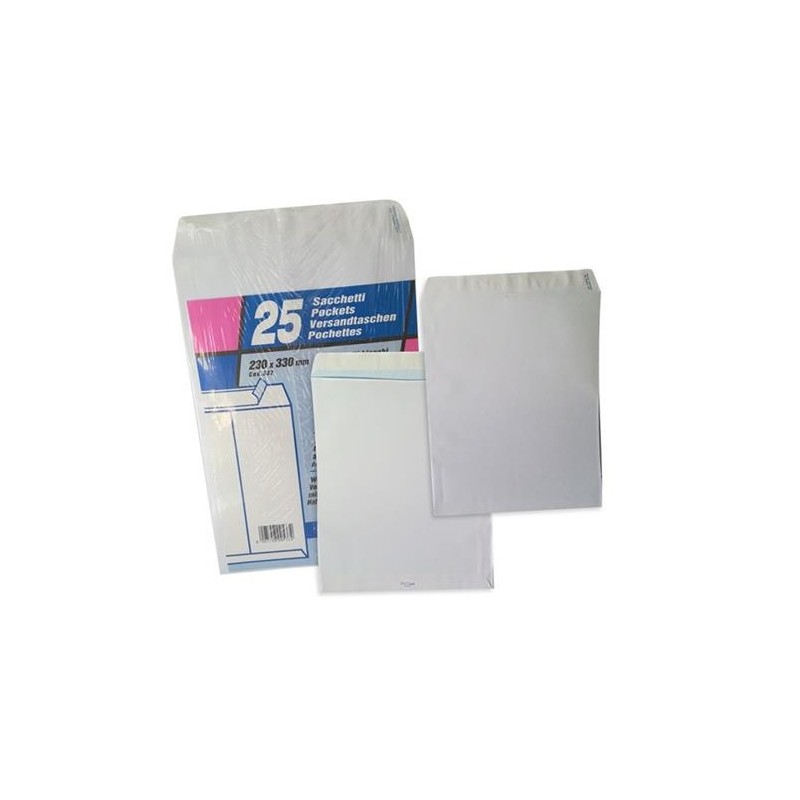 BUSTE SACCO SELF80 ART.537  23X33  A 4 25 PZ