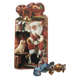 CALAMITA IN  CERAMICA NATALIZIA + CIOCCOLATINI ASSORTITI 50 GR   1 PZ