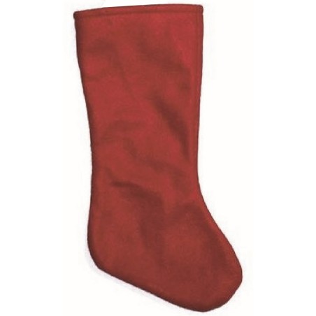 CALZA BEFANA ROSSA GRANDE VUOTA 1  PZ