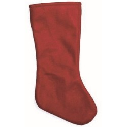 CALZA BEFANA ROSSA GRANDE VUOTA 1  PZ