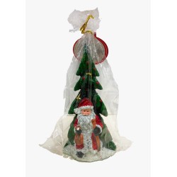 Candela albero di natale cm 10  1 pz