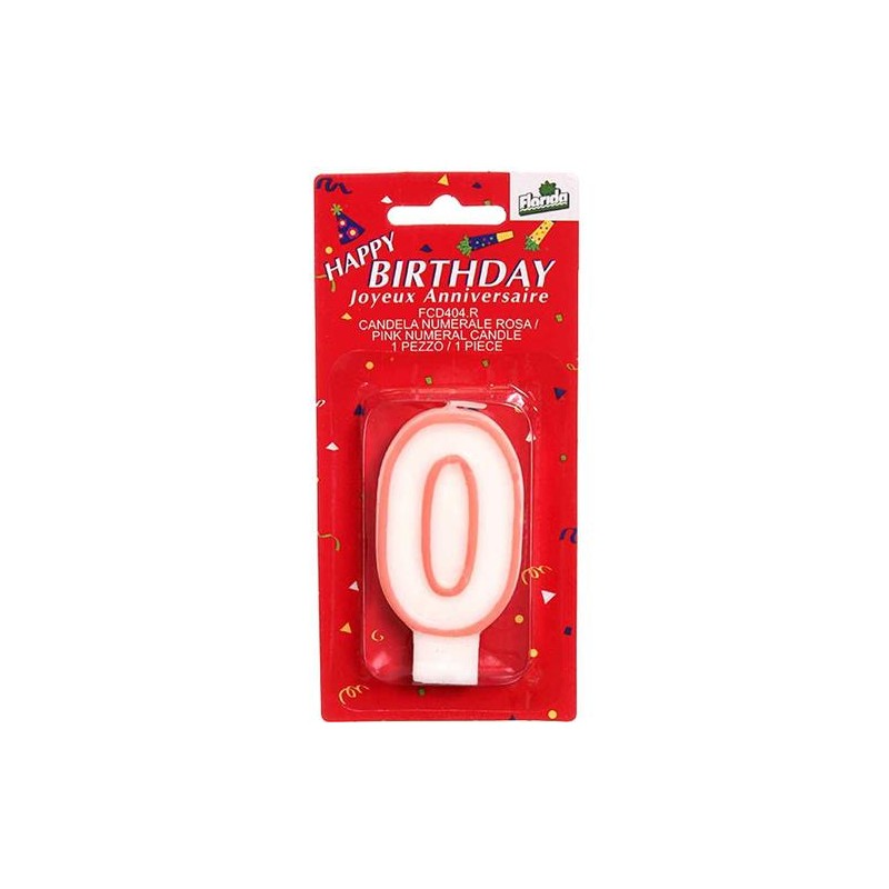 Candelina  n.0  rosa  1 pz