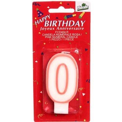 Candelina  n.0  rosa  1 pz