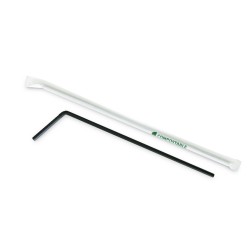 CANNUCCE BIO IMBUSTATE NERE PIEGHEVOLI  24/5 CM 400 PZ