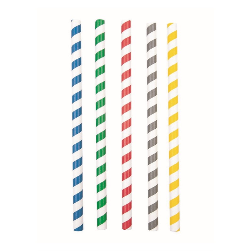 CANNUCCE IN DISPENCER CARTA COLORATE 20/10  50 PZ