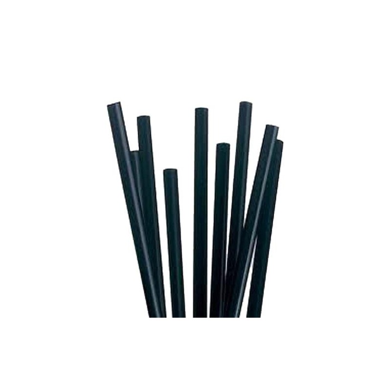 Cannucce nere riutilizzabili 21/7  1000 pz