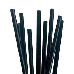 Cannucce nere riutilizzabili 21/7  1000 pz