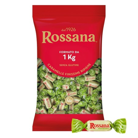 CARAMELLE SFUSE ROSSANA AL PISTACCHIO 1 KG 1 PZ