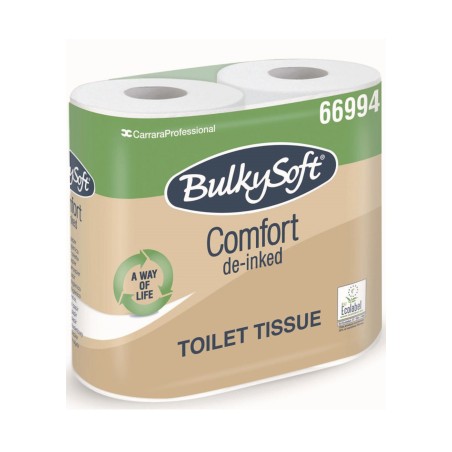 CARTA IGIENICA A ROTOLI 2 VELI 500 STRAPPI 4 RT ART.66994 1 P