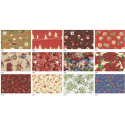 Carta regalo natalizia a rotolo mt 2 x 0.70 1 pz