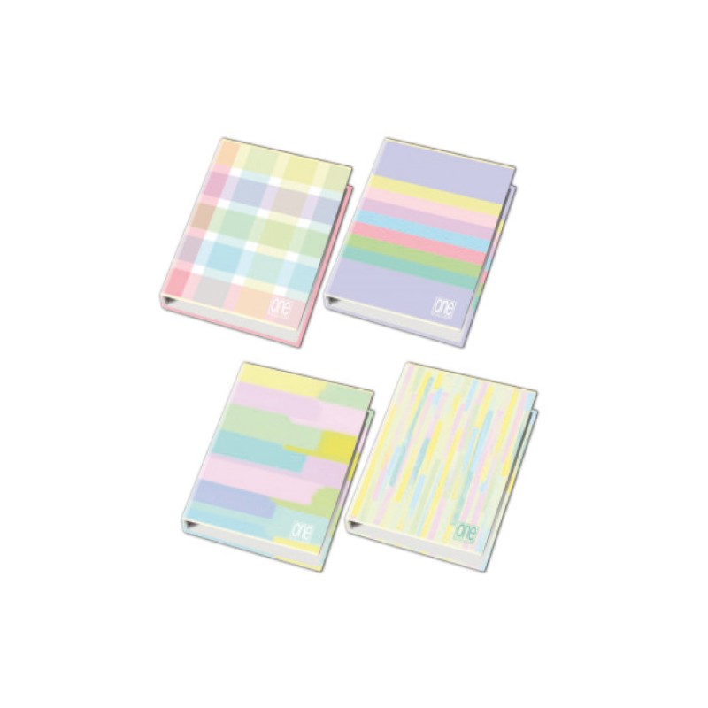 CARTELLINA ANELLO A4 PASTELPLUS ART.7747  D30 26X35  1 PZ