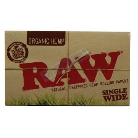Cartine raw organic hemp doppia  25 pz