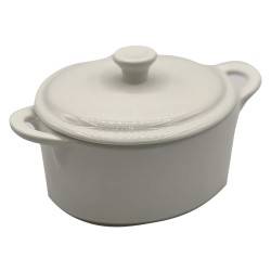CASSERUOLA CERAMICA C/COPERCHIO MIGNON 12X9X5   1 PZ