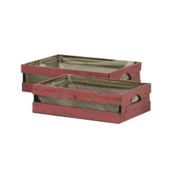 Cassetta Rettangolare Bordo' Con Rete Metallica 28x19x8 1 Pz