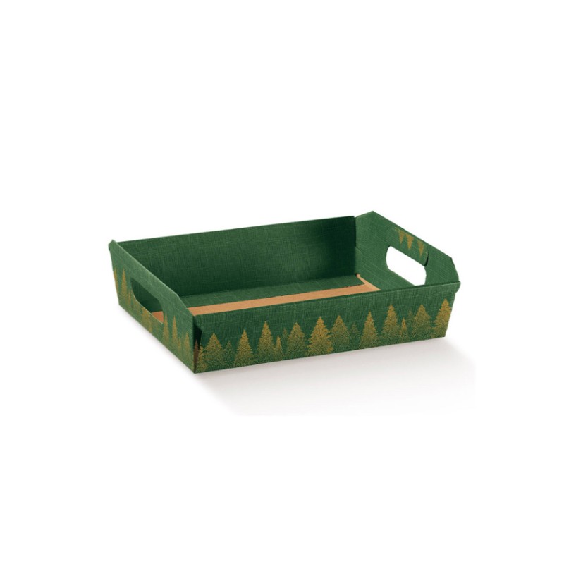 Cesto green forest art.30809 35x26x7    1 pz