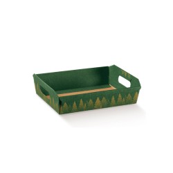 Cesto green forest art.30809 35x26x7    1 pz