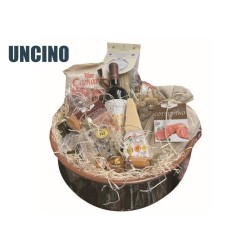 CESTO NATALIZIO CASSERUOLA  2 MANICI  TERRACOTTA CM 32 "UNCINO"  DA 90   1 PZ