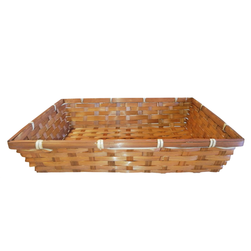 Cesto Vimini Rettangolare Marrone 38 x 26 1 Pz