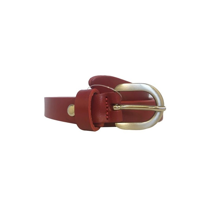 CINTURA PELLE DONNA ROSSO ART.1794 H 2CM L.100/115 1 PZ