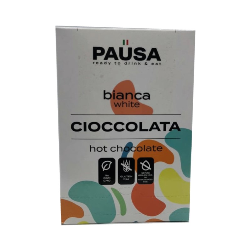 CIOCCOLATA MONODOSE BIANCA PAUSA 750 GR  25 PZ