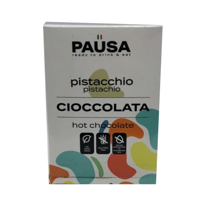 CIOCCOLATA MONODOSE PISTACCHIO PAUSA 750 GR  25 PZ