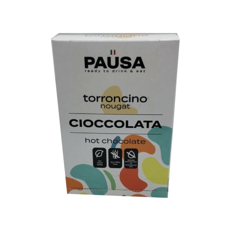 CIOCCOLATA MONODOSE TORRONCINO PAUSA 750 GR  25 PZ