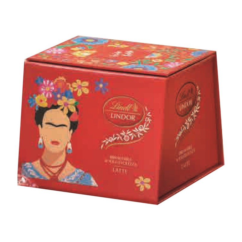 Cofanetto Arte Frida Kahlo Lindor Latte art.865817  175 gr x 1 pz