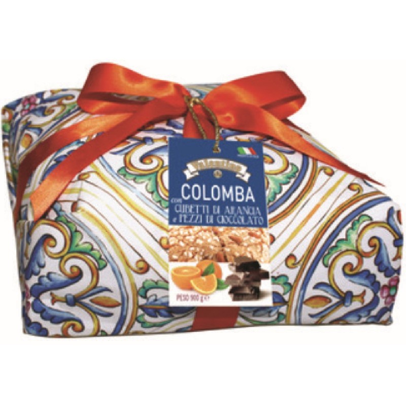 Colomba Cubetti di Arancia e Pezzi di Cioccolata cod.2333  900 gr 1 pz