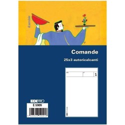 COMANDE 3 COPIE  10.5x7.5 ART.5909 10 PZ