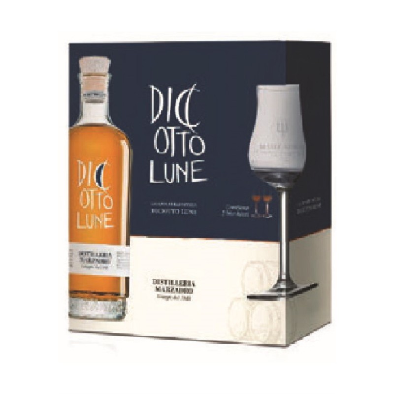 CONFEZIONE DICIOTTO LUNE+2 BICCHIERI ART.1CM82 41% 50 CL 1 PZ