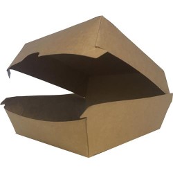 Contenitore hamburger box in cartoncino incastro art.sw11kr 11,8x11,5x7,9m 125 pz