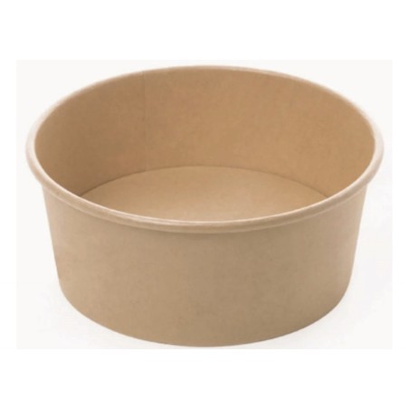 CONTENITORE IN CARTA KRAFT+ PE AVANA 14*H5  500 ML  50 PZ