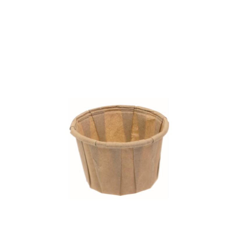 CONTENITORE MONOPORZIONE IN CARTA ART.125-2050K 37 ML  50 PZ