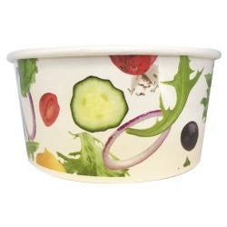 Contenitori monouso in carta decorata+pe art.hl-rd32 15x7,5 950 ml 45  pz