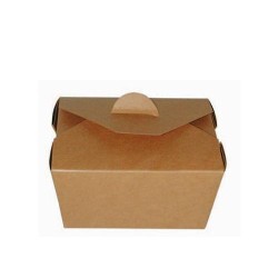 Contenitori monouso in carta+pe chiusura ad incastro 11x9x6,3mm art.hl-box1  50 pz