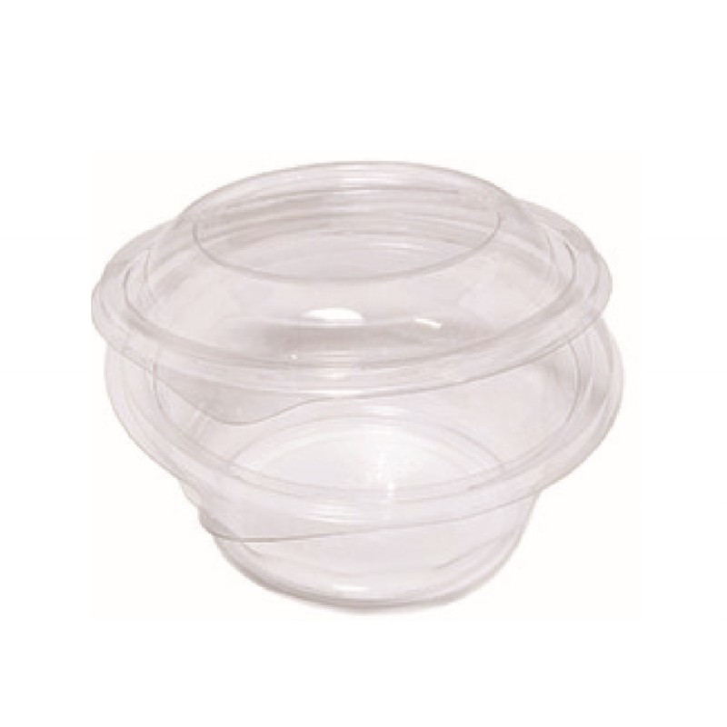 Contenitori monouso richiudibili  in pet SH120 12,4X12.2X6,2  250cc  50 pz