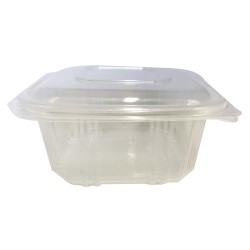 Contenitori monouso richiudibili  microonde art.QCO-375cc 10x10x4,5  50 pz