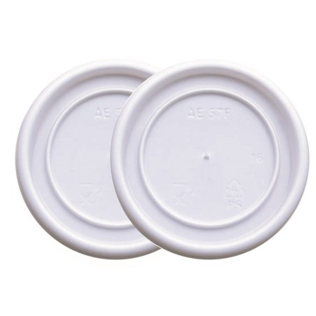 Coperchio in ps piatto per bicchiere carta 80cc 100 pz
