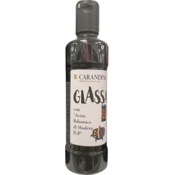CREMA NERA  GLASSA DI ACETO BALSAMICO MODENA IGP 80% MOSTO D'UVA  250 ML  1 PZ