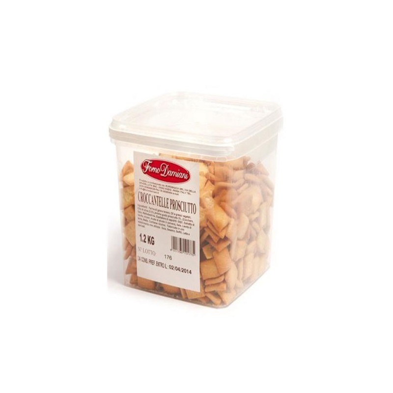 Croccantelle Prosciutto Secchiello 1100 gr 1 pz