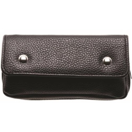 Custodia per pipa con portatabacco   nero art.5558100 1 pz