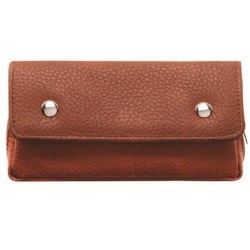 Custodia per pipa con portatabacco marrone  art.5558101 1 pz