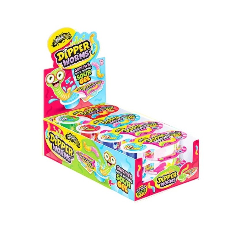 Dipper worms caramella gel art.561 gr 60x12 pz
