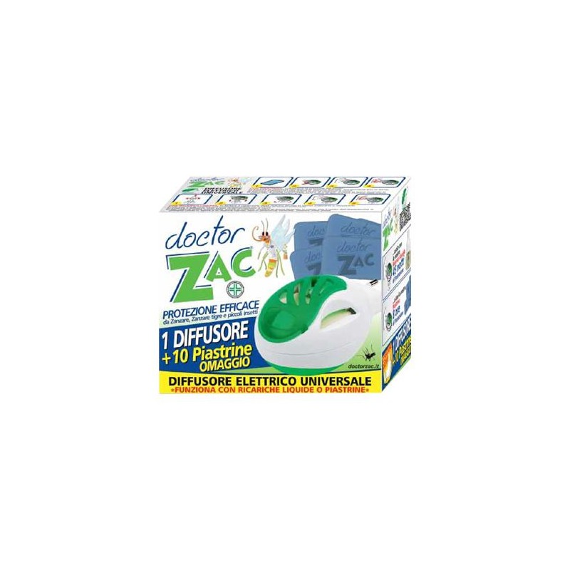 Doctor zag kit fornello diffusore+10 piastrine  1 pz