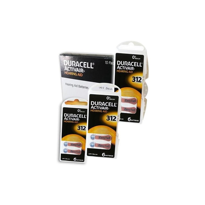 Duracell acustica.312 021802 10pz