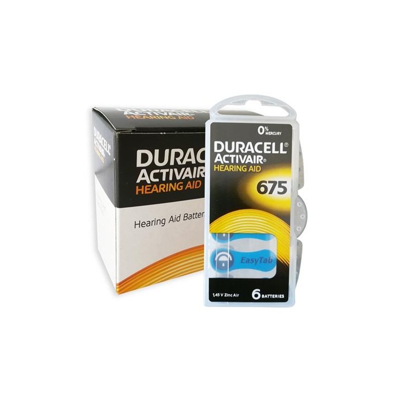 Duracell acustica.675 021802 10pz