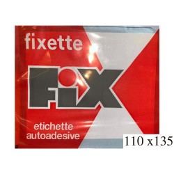 ETICHETTE ADESIVE  FIXETTE ART.180 110X135  1PZ