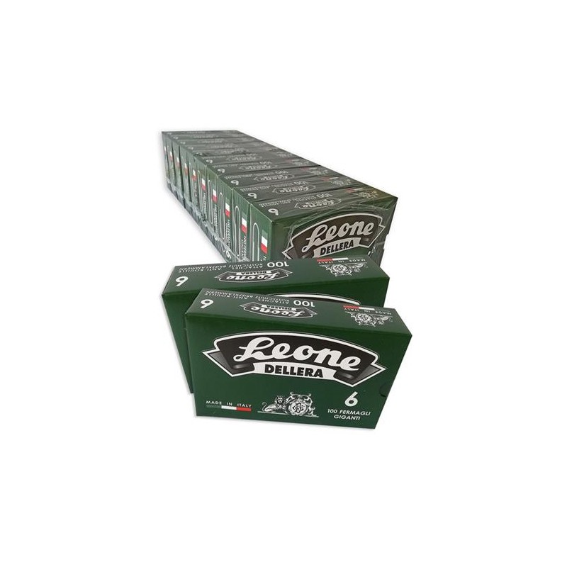 Fermagli zincato Leone n.6 100  pz