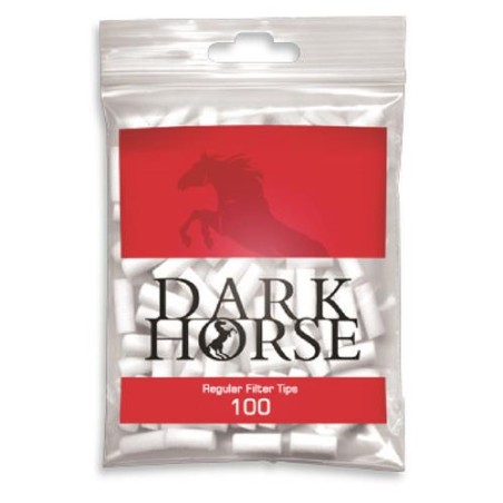 Filtri dark horse long 22 mm regular  8 mm 30 pz
