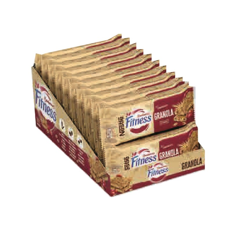 Fitness Granola con Mirtilli Rossi in pezzi 38 gr x 20 PZ